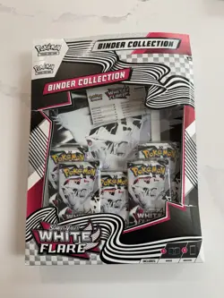Pokemon TCG White Flare Binder Collection - Packs Opened - Image 1
