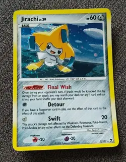 Pokemon TCG Jirachi Rising Rivals 7 Holo Holo Rare - Image 1