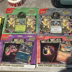 5x Products - Pokemon TCG Ascended Heroes Pokemon Day 2026 Tech Sticker Bundle - Image 2