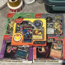 5x Products - Pokemon TCG Ascended Heroes Pokemon Day 2026 Tech Sticker Bundle - Image 3