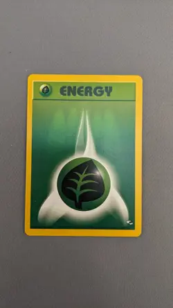 129/132 Grass Energy - Gym Heroes - LP - Pokemon TCG Card WOTC - Image 1