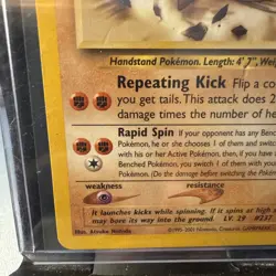 Pokemon TCG Hitmontop Black Star Promo Card 37 - Image 5