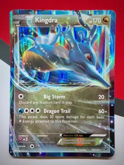 JUMBO Kingdra EX Oversized Promo Card 73/124 XY Fates Collide 2016 Pokemon NM #2 - Image 1