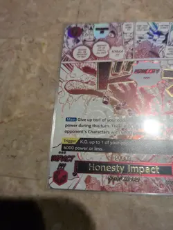 Honesty Impact English OP11-018 R Parallel a Fist of Divine Speed One Piece Card - Image 5