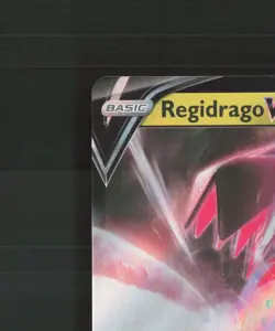 Regidrago V 135/195 Silver Tempest Ultra Rare Holo Pokemon Card NM - Image 3