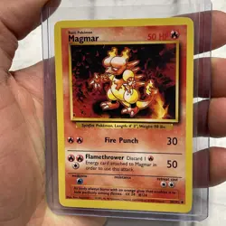 Magmar 36/102 Base Set Pokemon Card Uncommon Vintage Vtg NM/MT Never Played TCG - Image 2
