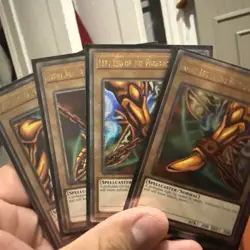 Yugioh! Exodia The Forbidden One 4 Card Set Limbs Quarter Century Secret MP24 - Image 1