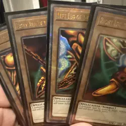 Yugioh! Exodia The Forbidden One 4 Card Set Limbs Quarter Century Secret MP24 - Image 4