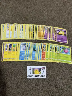 83x Non Duplicate Evolving Skies Pokemon Cards All Pack Fresh Common & Uncommon - Image 1