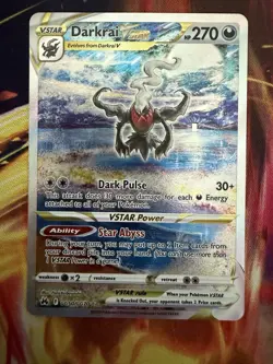 Pokemon Cards Darkrai VSTAR GG50/GG70 Crown Zenith Galarian Gallery Holo NM - Image 1
