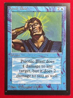 MTG 1X Psionic Blast X1 Collectors' Edition (CE) Magic - Slight Play - Image 1