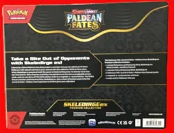 1 X Pokemon PALDEAN FATES SKELEDIRGE EX PREMIUM COLLECTION NEW SEALED - Image 2
