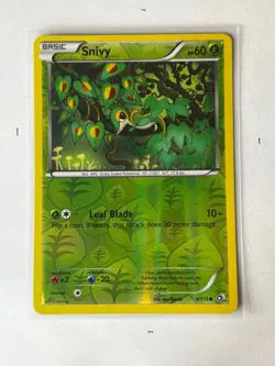 Snivy [Reverse Holo] #6 Pokemon Legendary Treasures NM - Image 1