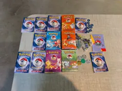 Pokemon Theme Deck BOXES ONLY WOTC Brushfire Zap Blackout Hot Water Overgrowth - Image 1