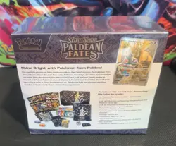 Scarlet & Violet Paldean Fates Pokemon Center ETB Elite Trainer Box *Small Tear* - Image 2