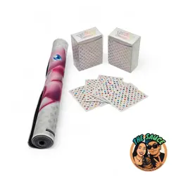 Pokemon 151 Mew Playmat - Ultra Premium Collection Mat NEW w/2 Sealed Deck Box - Image 1