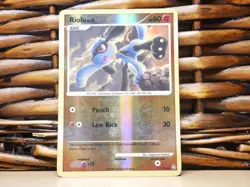 Pokemon RIOLU 117/146 REVERSE HOLO | HP Heavy Play | Legends Awakened | 2008 - Image 1