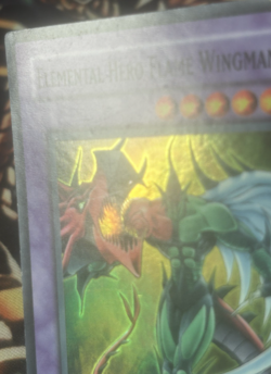 Yugioh: Elemental Hero Flame Wingman - DP1-EN010 - Super Rare - 1st Edition - MP - Image 3
