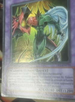 Yugioh: Elemental Hero Flame Wingman - DP1-EN010 - Super Rare - 1st Edition - MP - Image 5