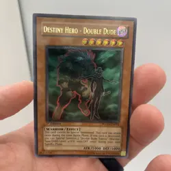 YuGiOh Destiny Hero - Double Dude POTD-EN012 Ultimate Rare 1st Edition - Image 1