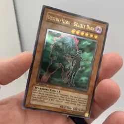 YuGiOh Destiny Hero - Double Dude POTD-EN012 Ultimate Rare 1st Edition - Image 2