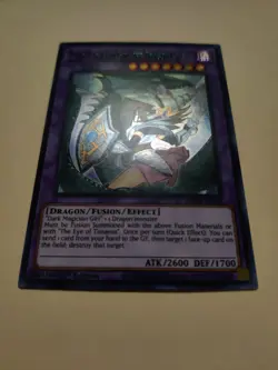 Yugioh! Dark Magician Girl the Dragon Knight DLCS-EN006 Ultra Rare Green NM - Image 3