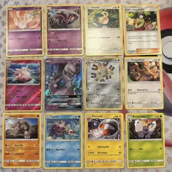 Pokemon cards bundle | Hidden Fates | No Duplicates | Mewtwo GX shiny magneton - Image 1