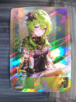SSR Beautiful Waifu Card - Collei - Goddess Story Genshin Impact Foil - Image 1