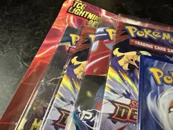 Pokemon TCG Lightning Set 4 Packs + 1 Bonus Card! Brand New/Sealed! - Image 2