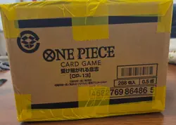 CASE One Piece Card Game OP-13 Carrying on his Will Box X12 JAP NUOVO SEALED - Image 3