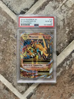 M Charizard EX 13/108 XY Evolutions 2016 Pokemon Card PSA GEM MINT 10 - Image 1