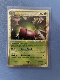 Yanmega Prime 98/102 Holo Triumphant Rare Pokemon Card Near Mint - Image 1