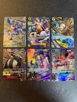 ONE PIECE CARD GAMES JAPANESE 6 SET SP (Super Parallel) Defect ❗ - Image 1