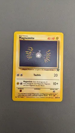 Magnemite 60/82 Team Rocket Set - Common - LP - Pokemon TCG Card WOTC - Image 1