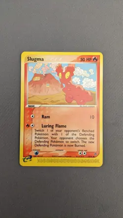 Pokemon TCG Card - 72/97 Slugma EX Dragon - LP - WOTC - Image 1