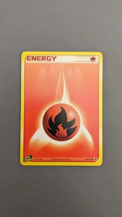 Fire Energy 108/109 - EX Ruby & Sapphire - LP - Pokemon TCG Card WOTC - Image 1