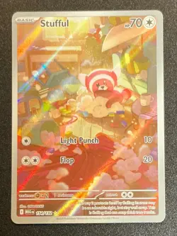 Stufful IR 154/132 MEG Mega Evolution Pokemon Card TCG - NM Illustration Rare - Image 1