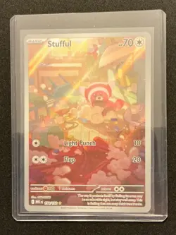 Stufful IR 154/132 MEG Mega Evolution Pokemon Card TCG - NM Illustration Rare - Image 3