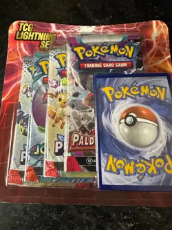 Pokemon TCG Lightning Set 4 Packs + 1 Bonus Card! Brand New/Sealed! 🔥 - Image 1