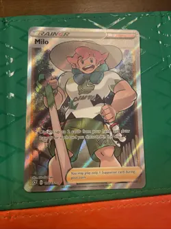 Pokemon TCG Milo Full Art Ultra Rare Trainer Holo Card 190/192 Rebel Clash NM/M - Image 3