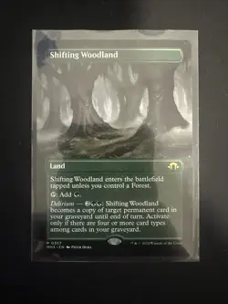 MTG Modern Horizons 3 BORDERLESS R Shifting Woodland #0357 - Image 1
