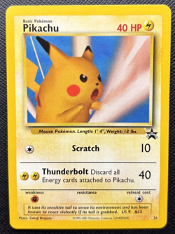 Snap Pikachu Black Star Promo 26 Pokemon League LP/NM 2001 - Image 1