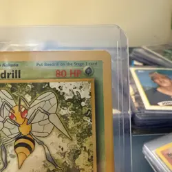 1999 Pokemon TCG Base Set Beedrill #17/102 Rare Unlimited Non-Holo Card MP - Image 3