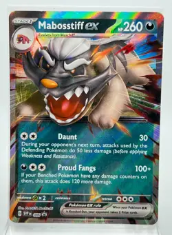 Mabosstiff EX SVP 086 Pokemon Card 2024 Black Star Promo - Image 1
