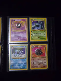 100% Complete Pokemon Card Fossil Set Vintage WOTC 1999 with binder - Image 4