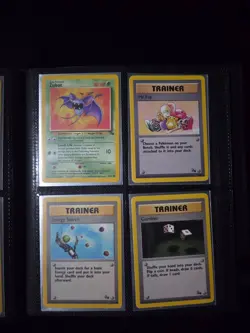 100% Complete Pokemon Card Fossil Set Vintage WOTC 1999 with binder - Image 5
