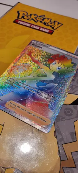 Phoebe Secret 175/163SWSH05: Battle Styles Holo Trainer Rainbow pokemon card - Image 3