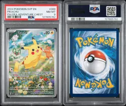 Pikachu #088 Sv: Scarlet & Violet Promo Cards Holo PSA 8 - Image 1