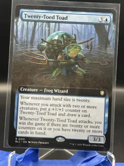 Twenty-Toed Toad (Extended Art) Commander: Bloomburrow Regular - Image 1