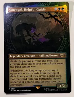 Smeagol, Helpful Guide (Showcase) Lord of the Rings FOIL - MTG RARE - Image 1